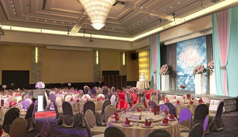 Taipei Garden Hotel - Ximending Exterior foto A wedding reception at the Grand Ballroom